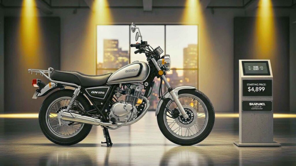 Suzuki GN 125 2026 : Diseño clásico y rendimiento sorprendente