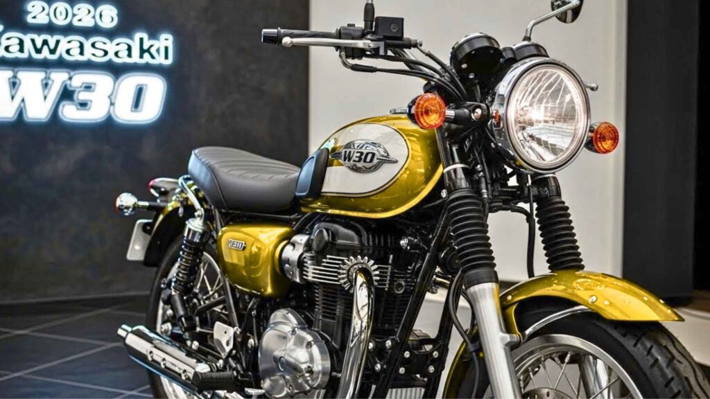 Kawasaki W30 2026 : Diseño inspirado en los años 60 con tecnología actual